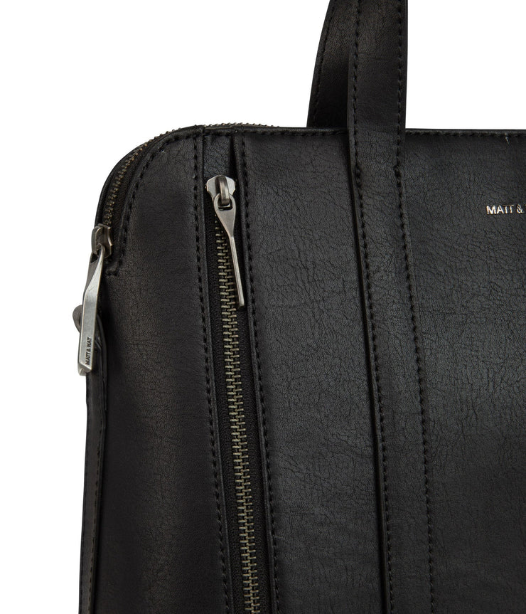 Vegan Satchel - Sona Arbor Black