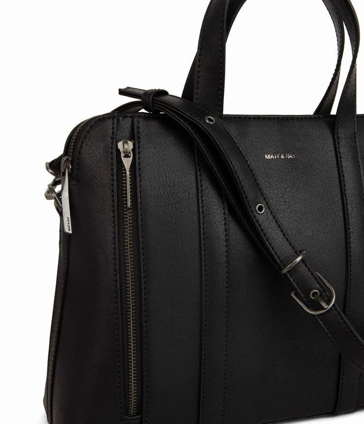 Vegan Satchel - Sona Arbor Black