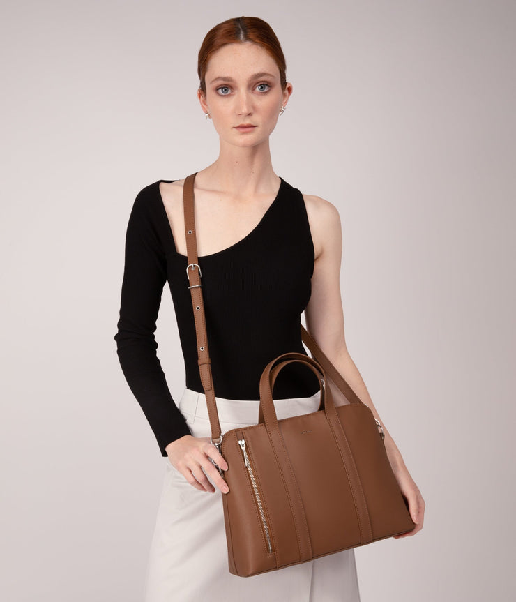 Vegan Satchel - Sona Arbor Black