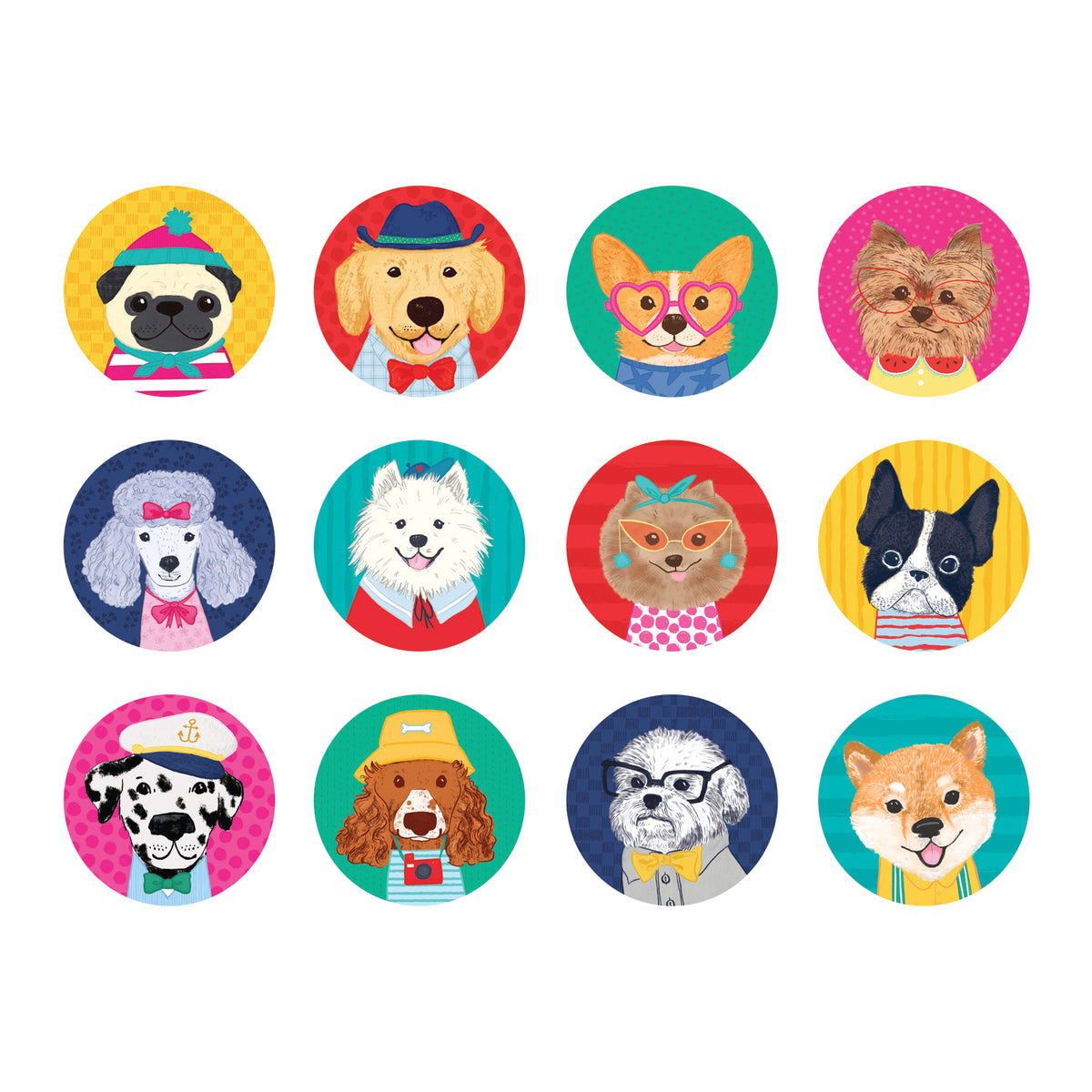 Dog Portraits Mini Memory Match Game