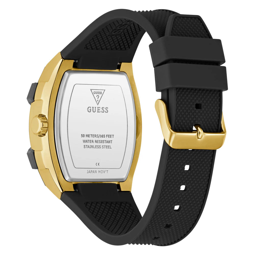 Guess Mens Gold Multi Function Watch - Phoenix Gold