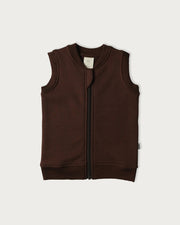 Babu Merino Vest - Chocolate