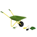John Deere Metal Wheelbarrow Set