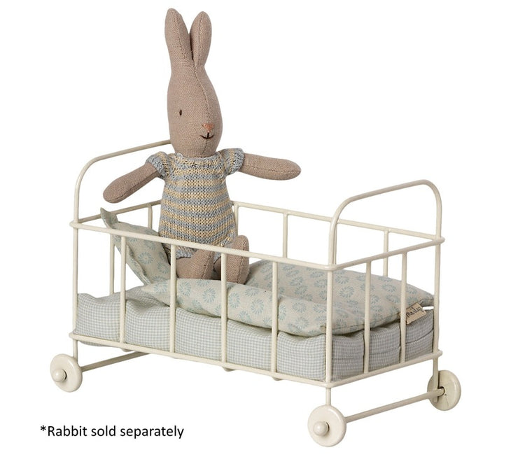 Maileg Cot Bed - Micro Blue