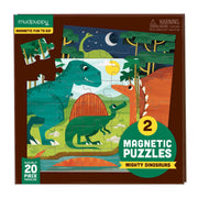 Magnetic Puzzle Mighty Dinosaurs - 2 x 20 Piece