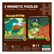 Magnetic Puzzle Mighty Dinosaurs - 2 x 20 Piece