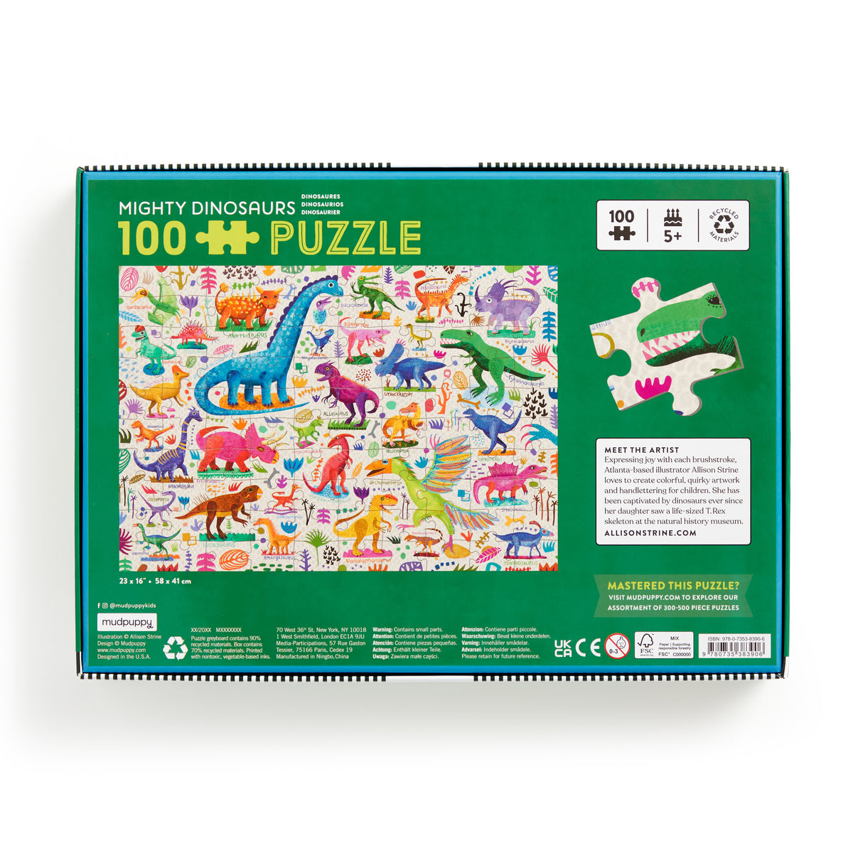 Mighty Dinosaurs 100 Piece Puzzle