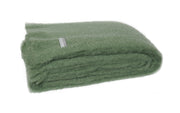 Mohair Throw - Olive