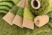 Mohair Throw - Olive