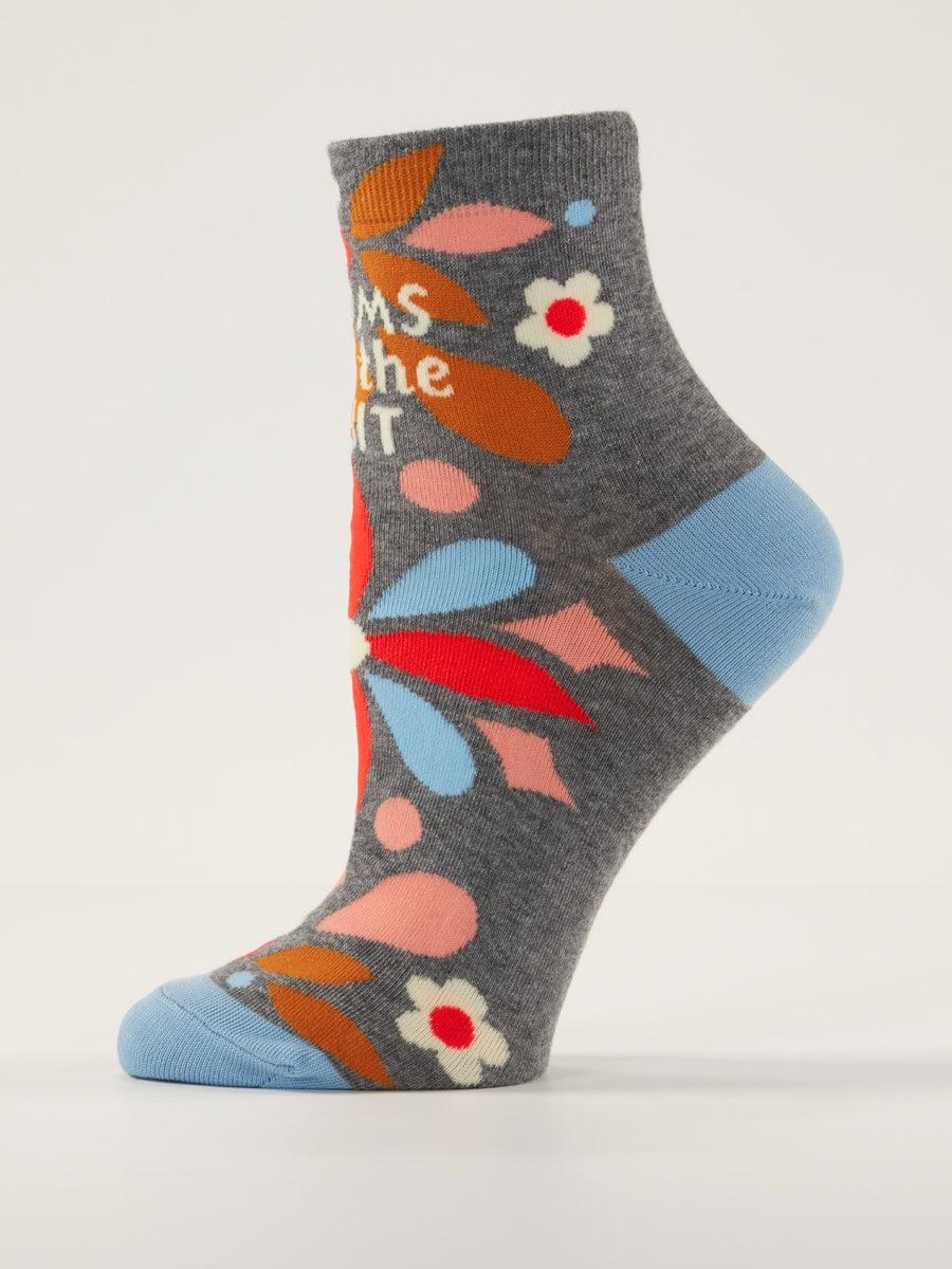 Womens Crew Socks - Moms Are The Shit