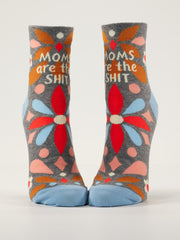 Womens Crew Socks - Moms Are The Shit
