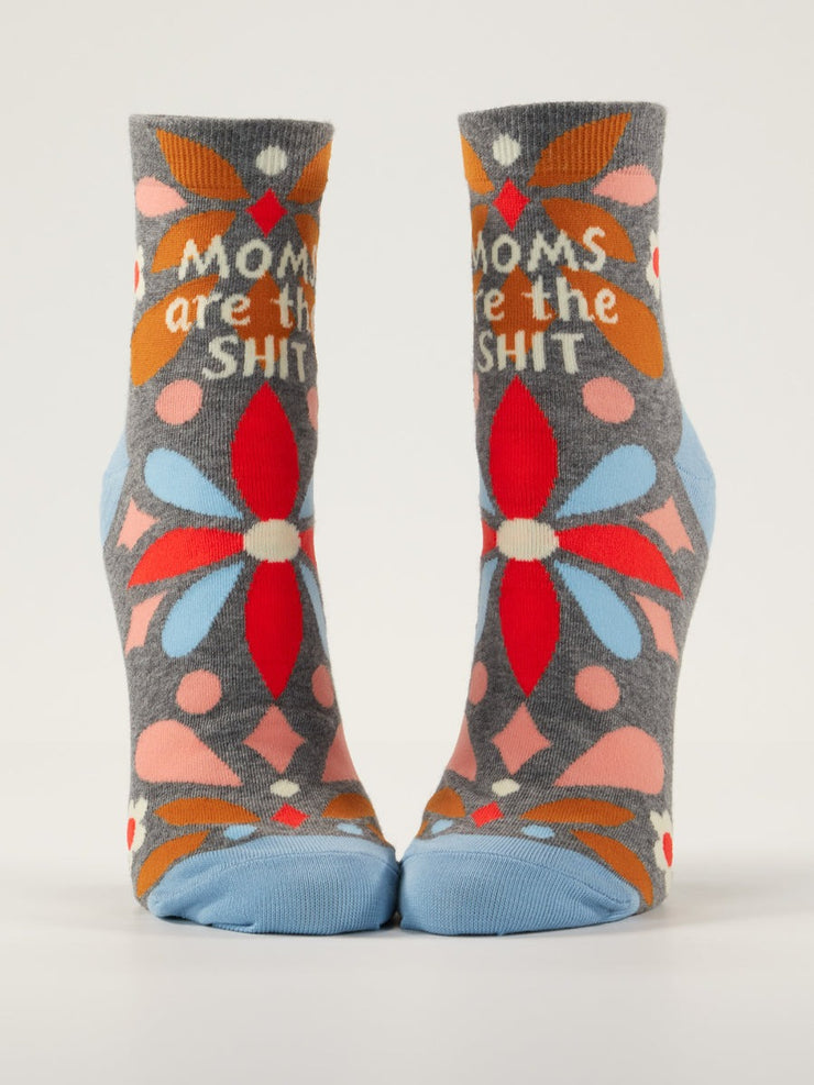 Womens Crew Socks - Moms Are The Shit