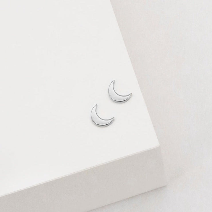 Moon Stud Earrings
