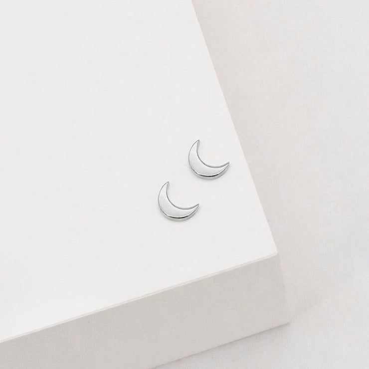 Moon Stud Earrings