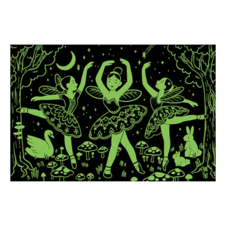 Moonlight Ballet 100 Piece Glow In The Dark Puzzle