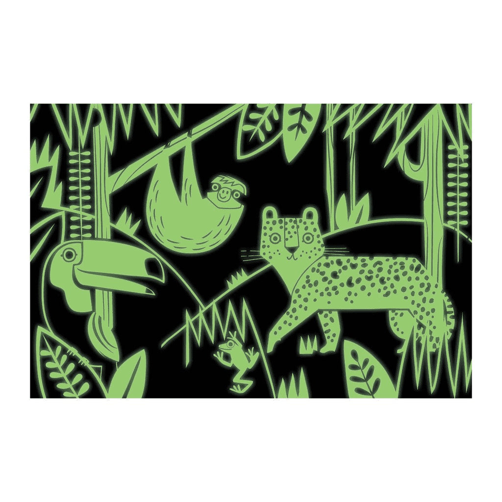 Rainforest Glow in the Dark Puzzle - 100 Piece