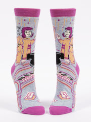 Womens Crew Socks - My Dog is Cool as Fuck