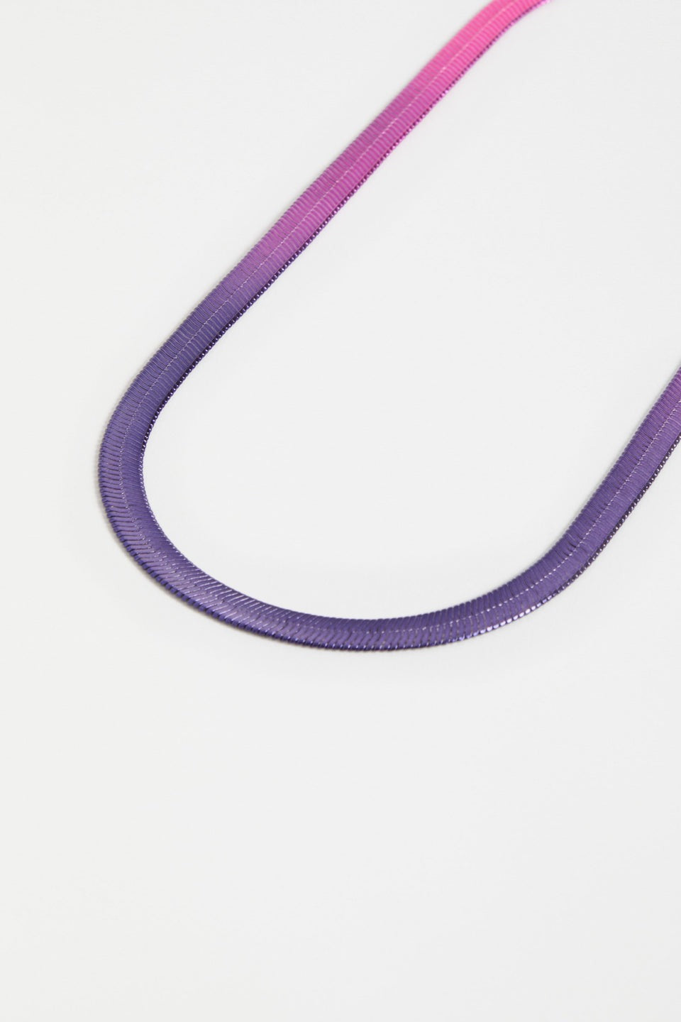 Elk Vera Short Necklace - Navy/Pink Ombre