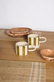 Set of 4 Fenton Stripe Mugs