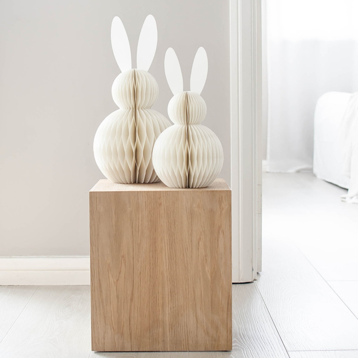 Easter Bunny Standing 46cm Off White