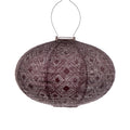 Lantern Oval 40cm - Plum