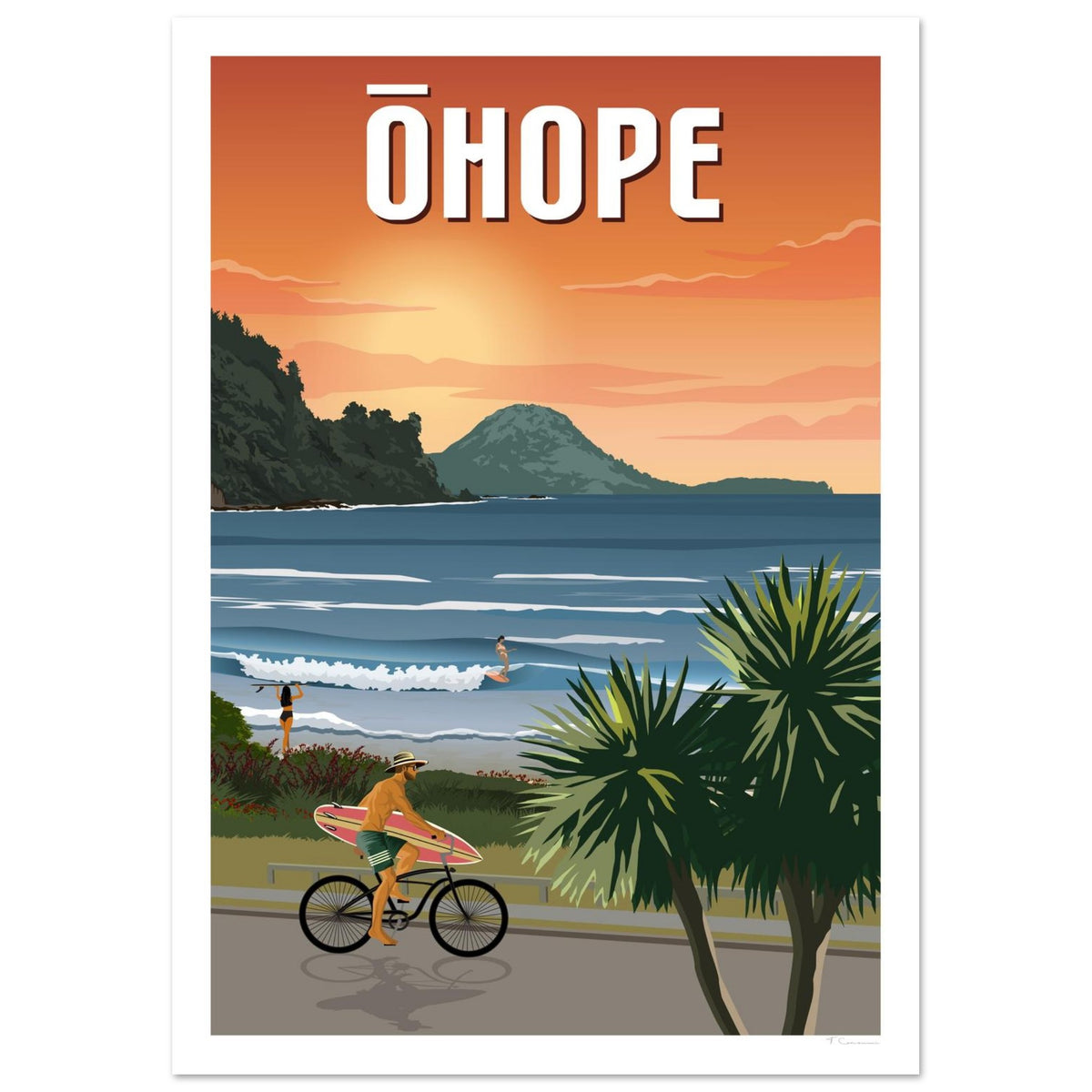 Ohope Sunset Print