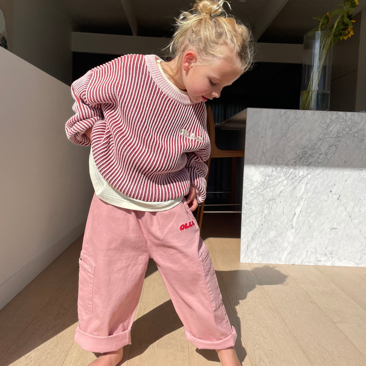 Olle Highlow Knit - Rose Last Size Was $120 Now
