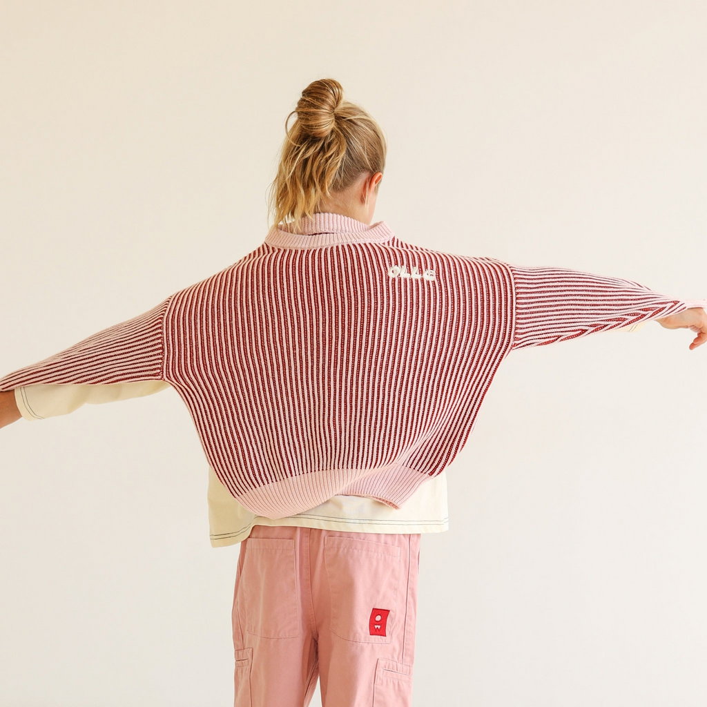 Olle Highlow Knit - Rose Last Size Was $120 Now