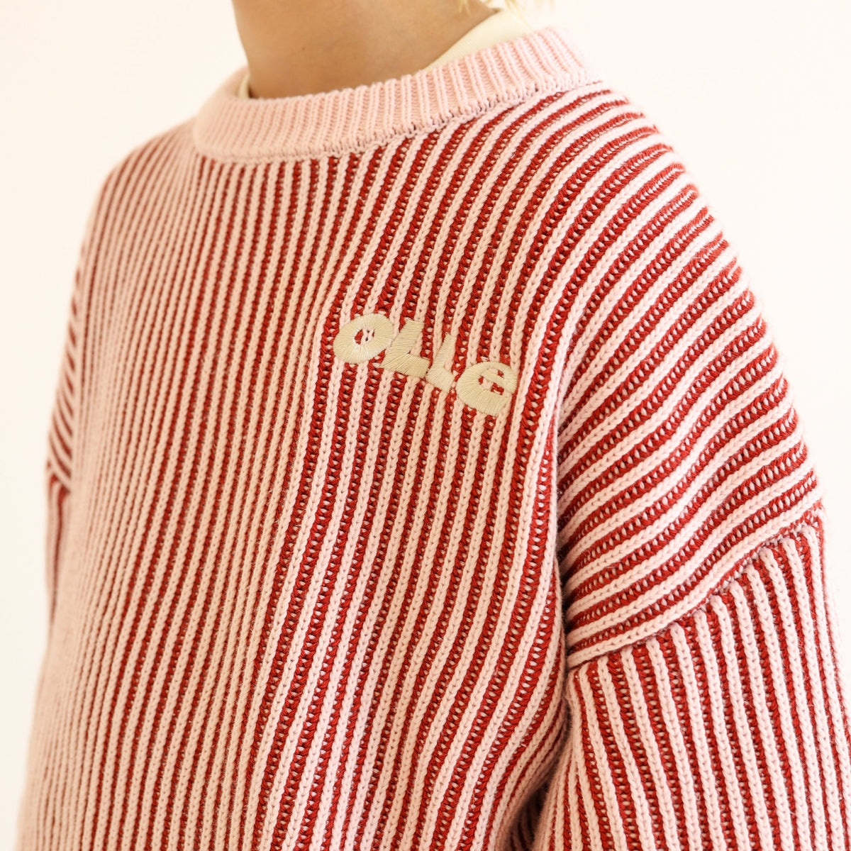 Olle Highlow Knit - Rose Last Size Was $120 Now