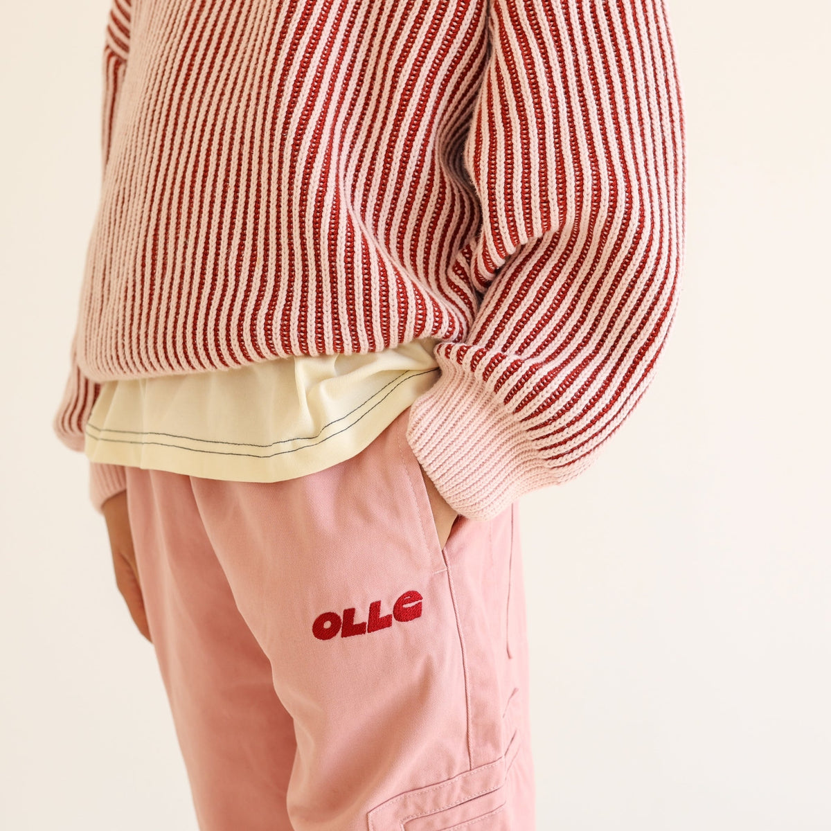 Olle Highlow Knit - Rose Last Size Was $120 Now