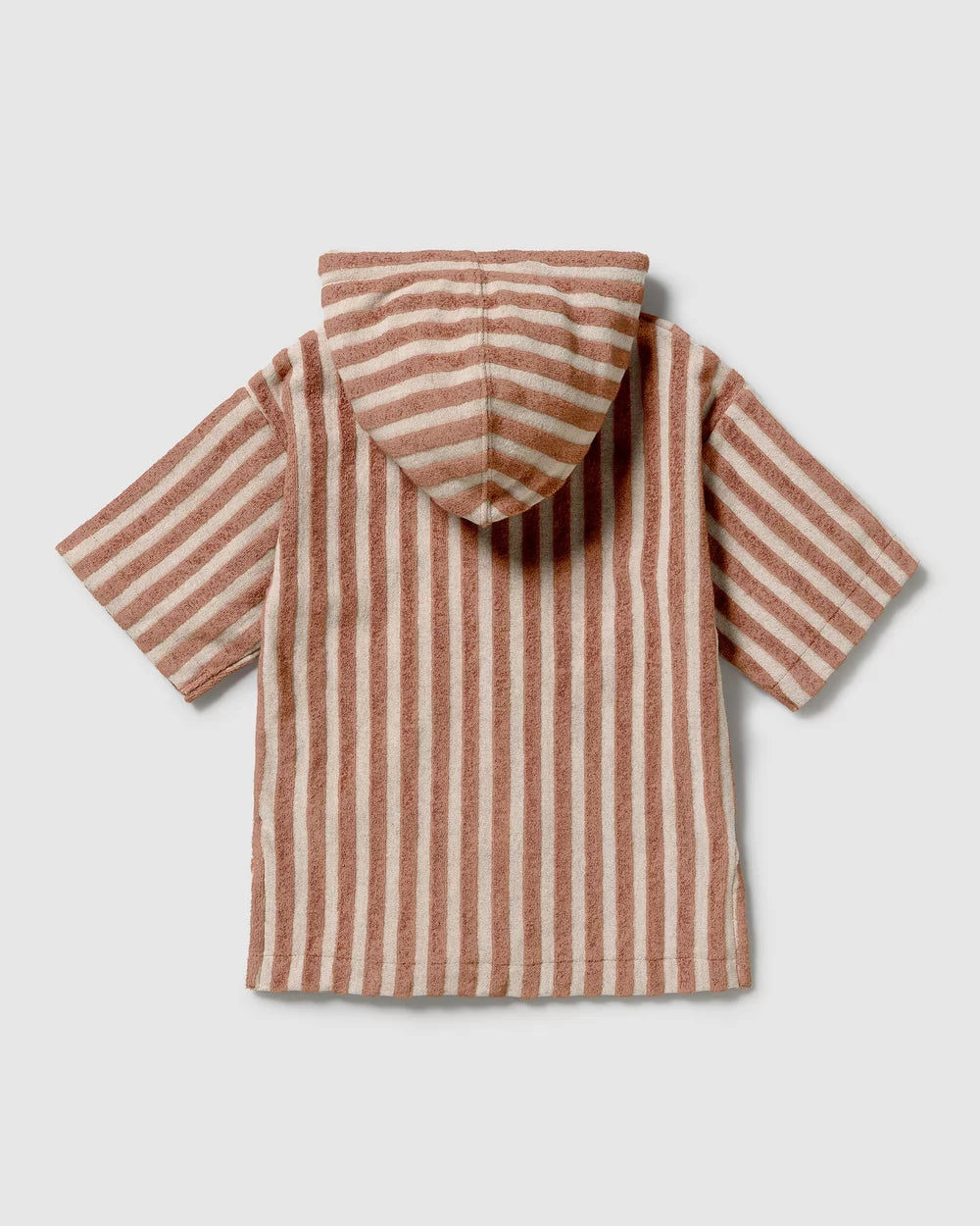 Cherry Cola Stripe Organic Hooded Towel