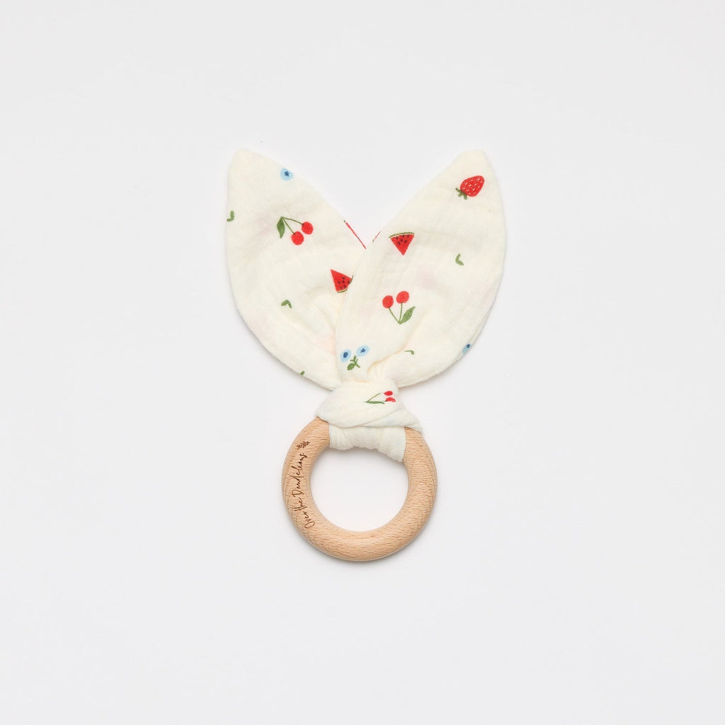 Organic Muslin Bunny Ears Teether