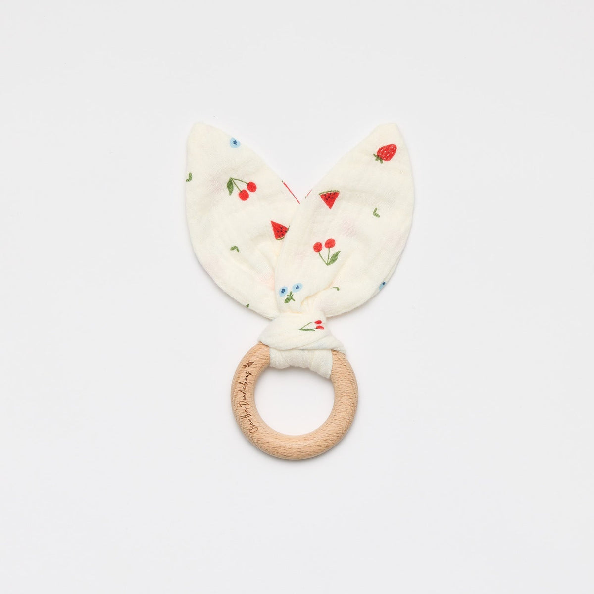 Organic Muslin Bunny Ears Teether