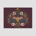 Tanya Wolfkamp Oval Placemats Set of 4 - Damask