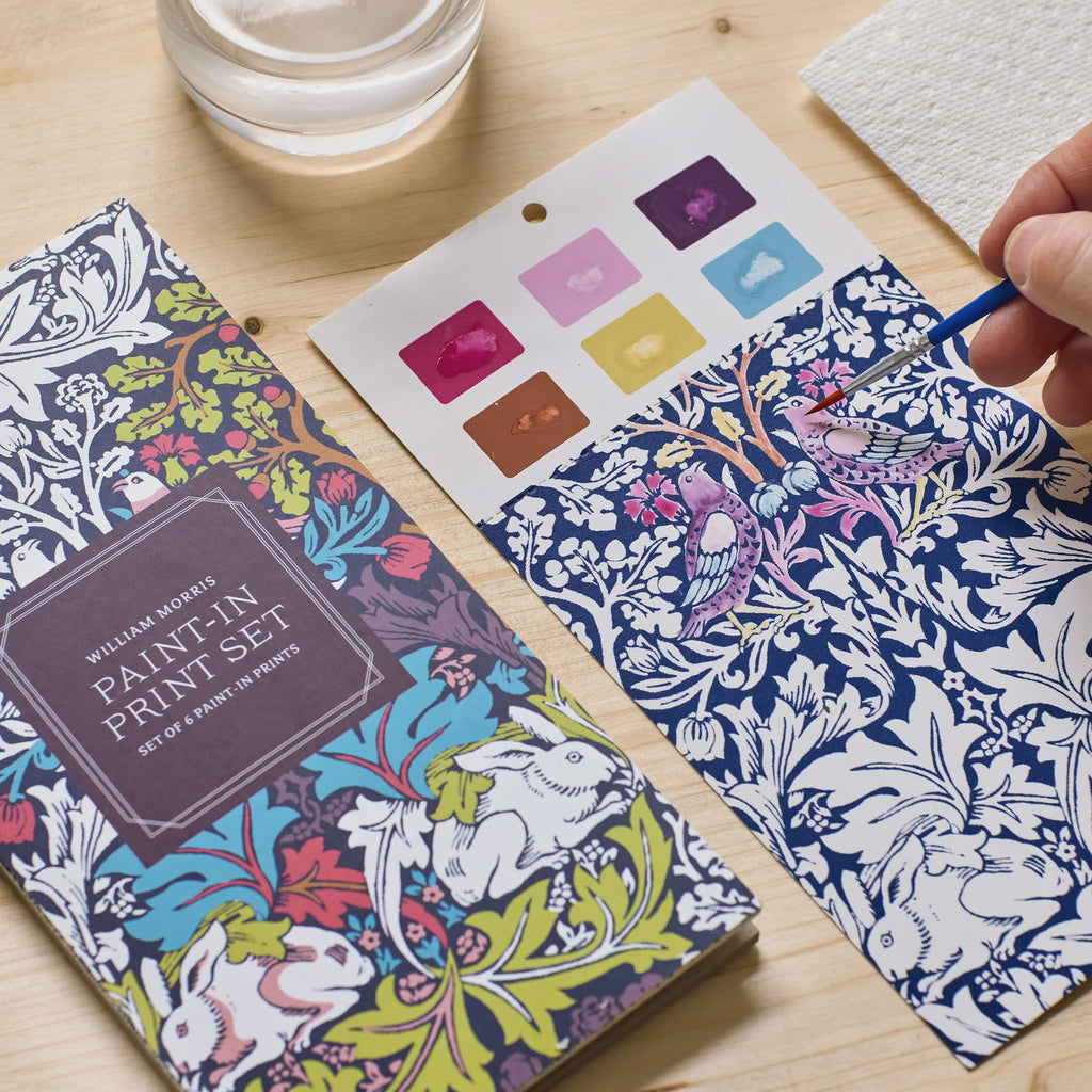 William Morris Paint-In Print Set