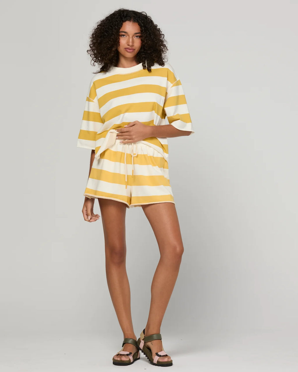 Parfait Shorts - Parfait/Cream Stripe