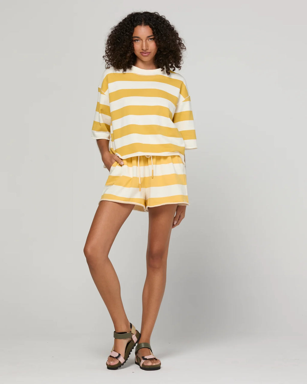 Parfait Shorts - Parfait/Cream Stripe