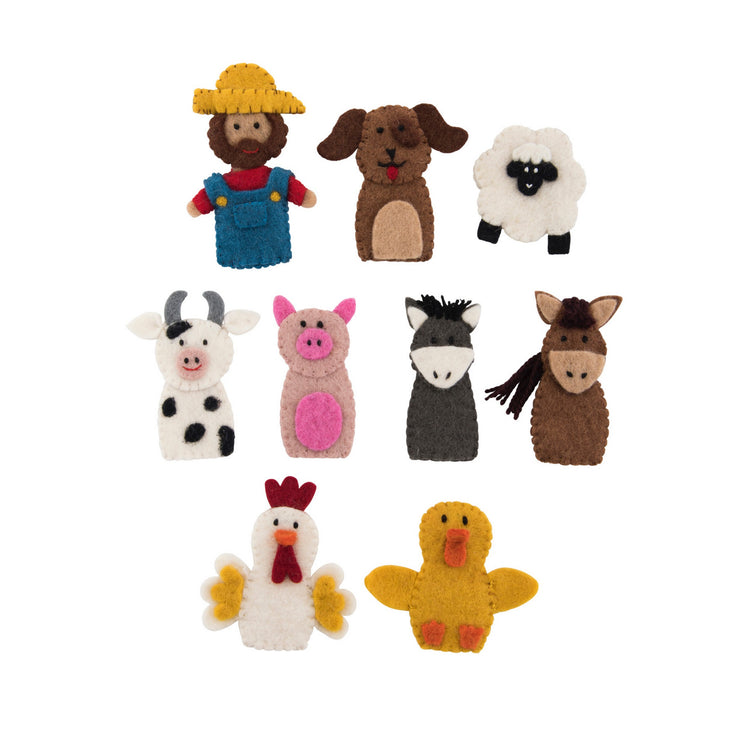 Felt Finger Puppets - Horse