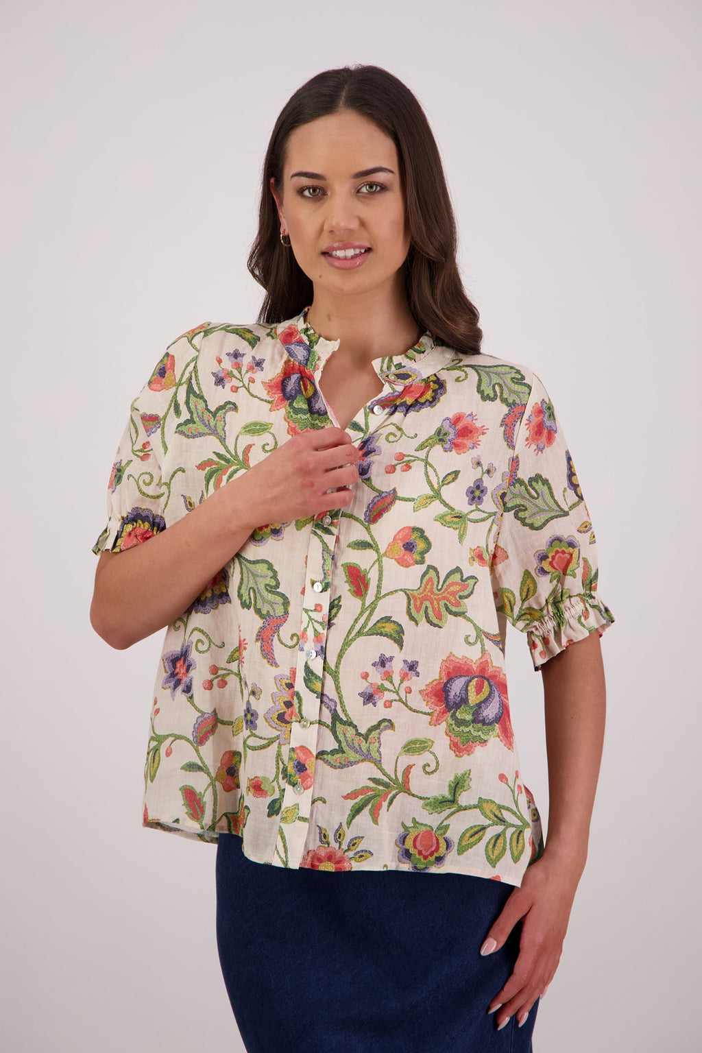 Briarwood Pearly Shirt - Jacobean