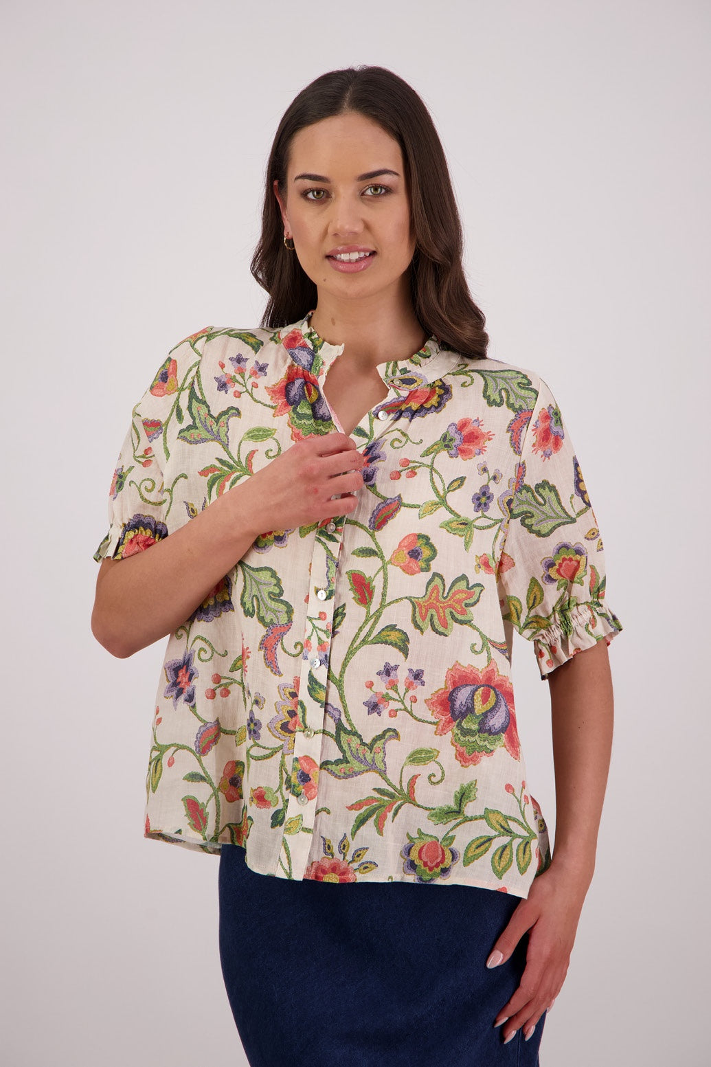 Briarwood Pearly Shirt - Jacobean