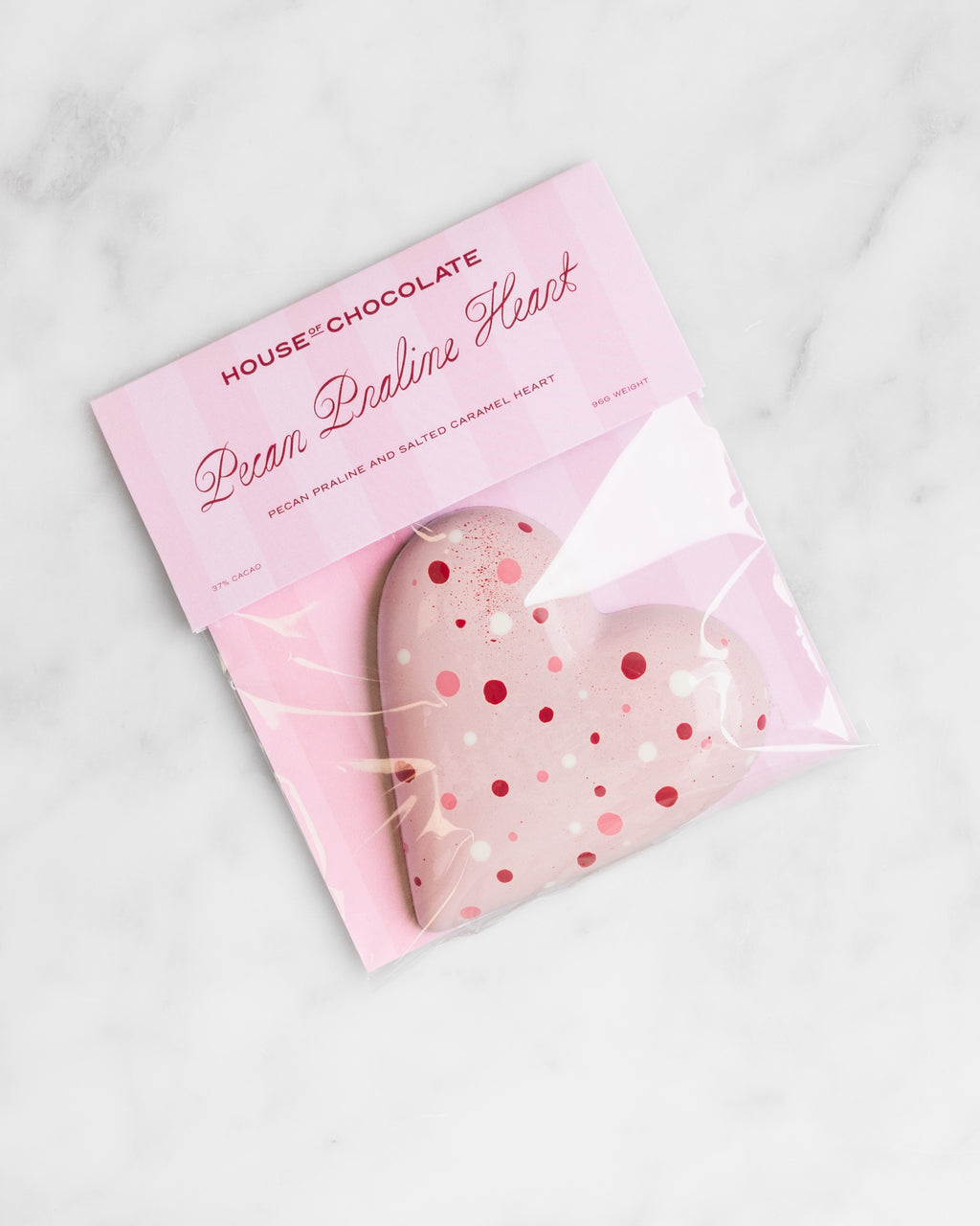 Milk Chocolate Pecan Praline Heart