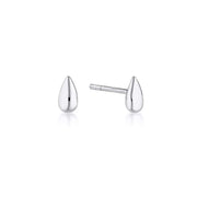 Sterling Silver Petal Stud Earrings