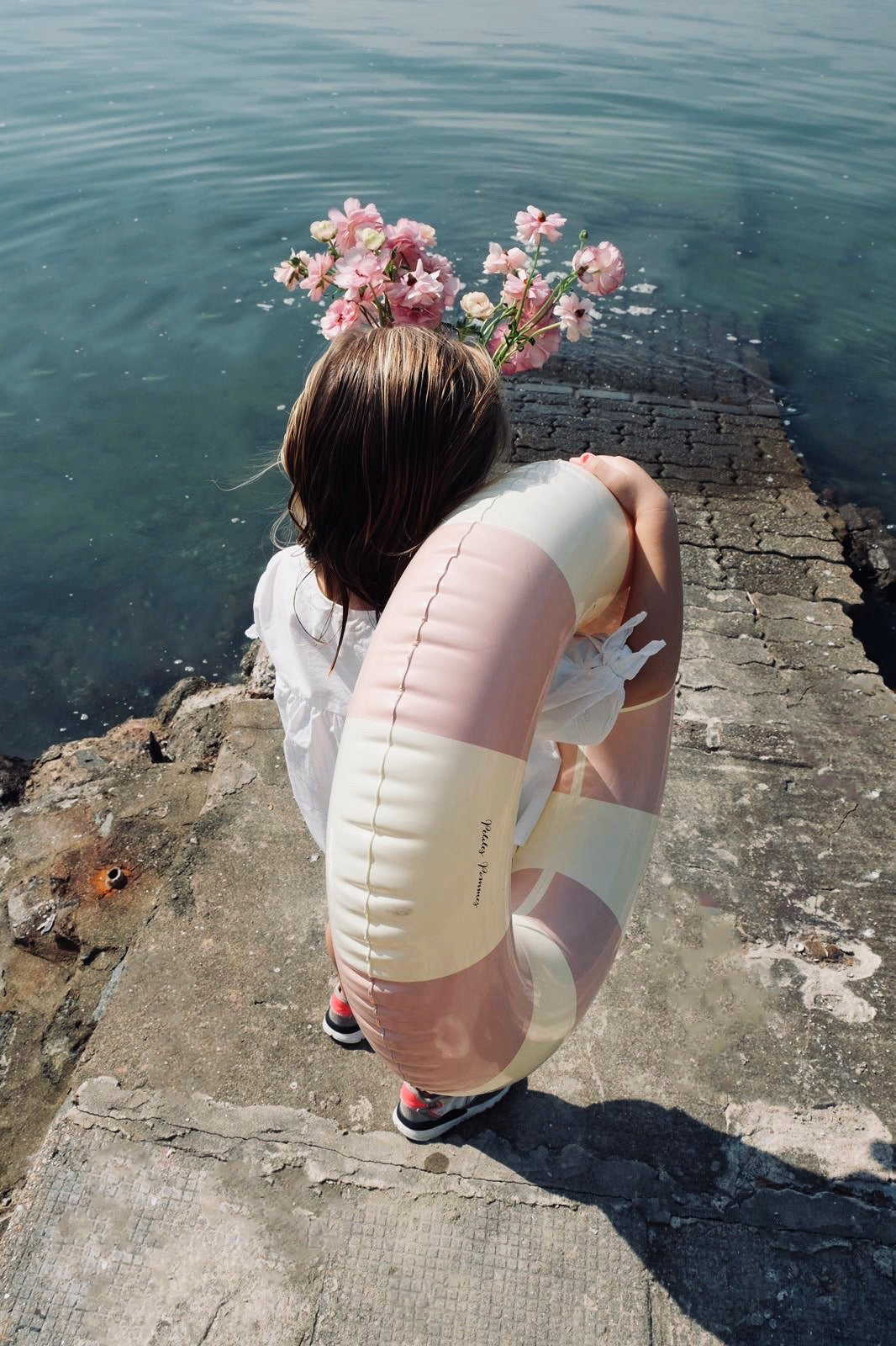 Olivia Swim Ring 45cm - French Rose Was $80 Now