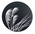 Placemat - ToeToe Ivory on Black