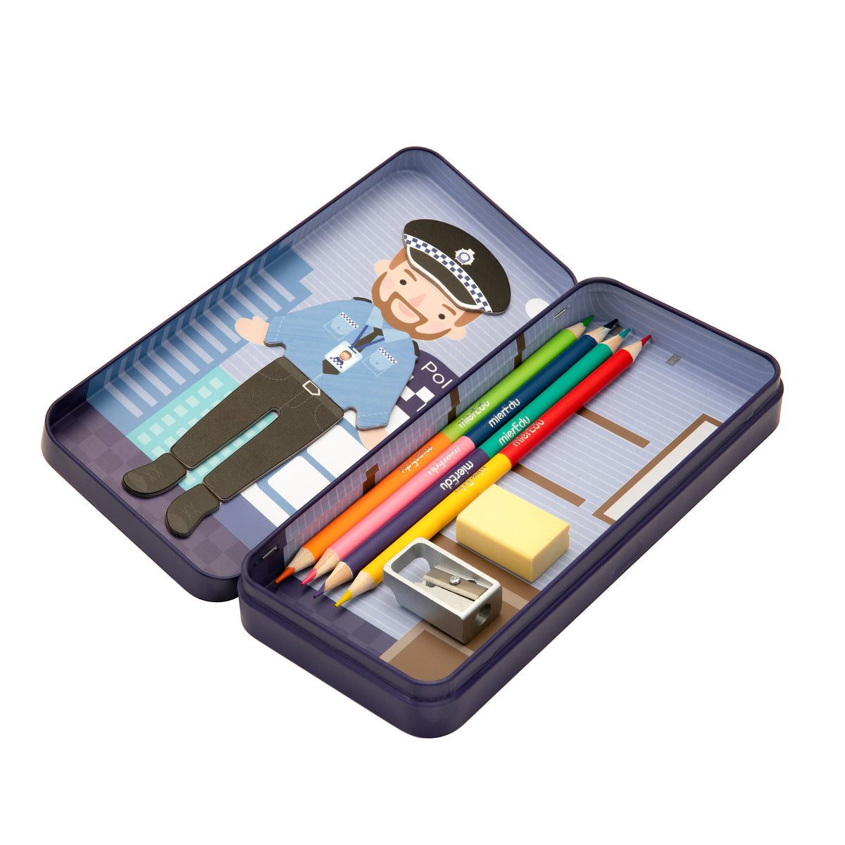 Magnetic Puzzle Box - Police Officer