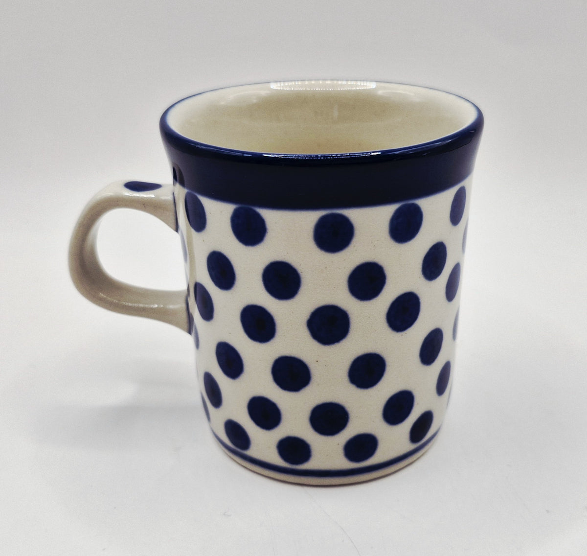 Polish Ceramics Short Black Mugs