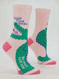 Womens Crew Socks - Quiet Time Socks