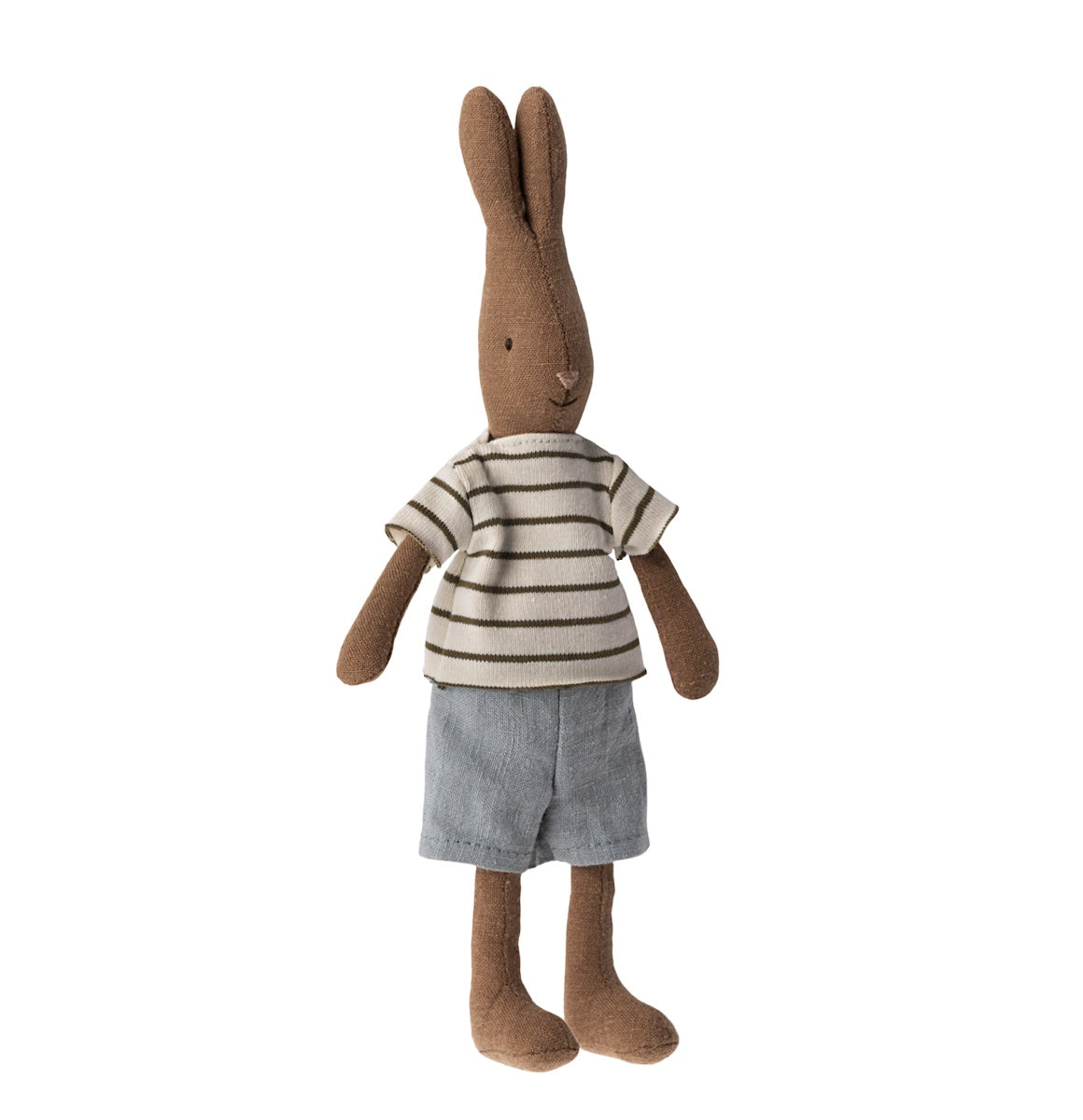 Maileg Rabbit Size 1 Brown Shirt & Shorts
