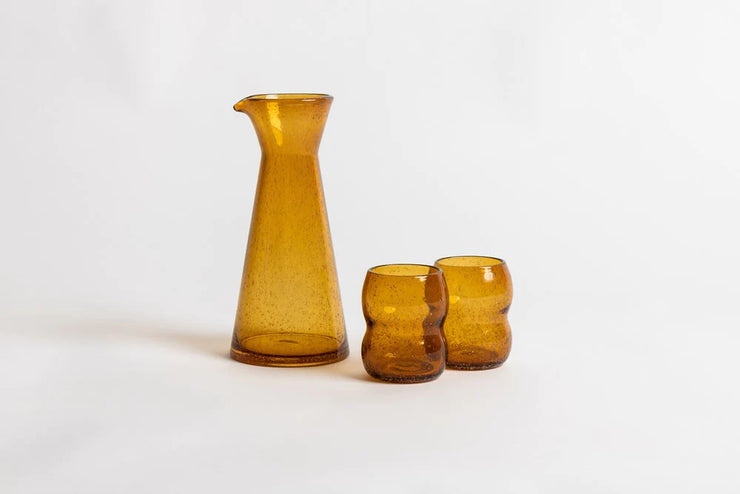 Rand Glass Jug - Amber