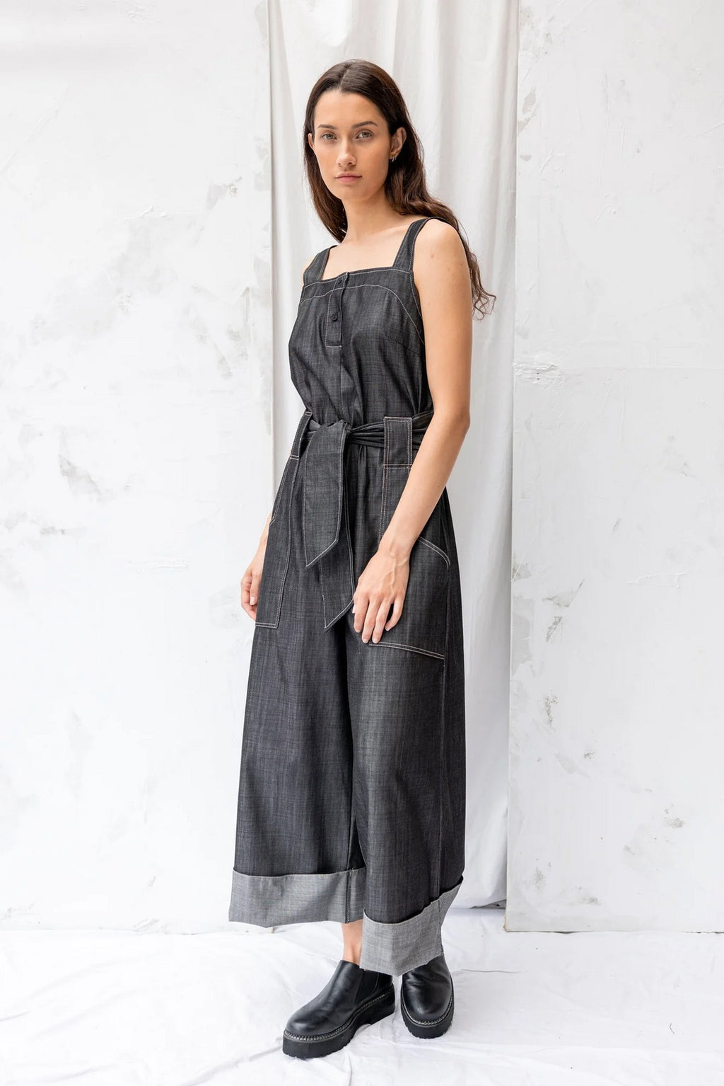 ReCreate Goldie Jumpsuit - MidnightWas $280 Now